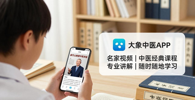 中医学习必备利器!大象中医APP,助你成学霸,无痛学经典