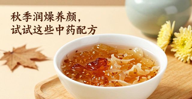 秋季润燥养颜，试试这些中药配方