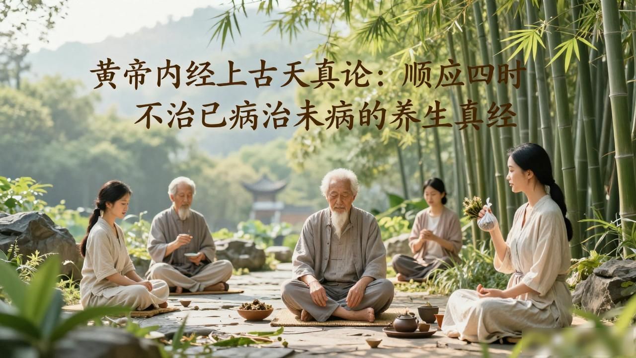 黄帝内经上古天真论：顺应四时，不治已病治未病的养生真经