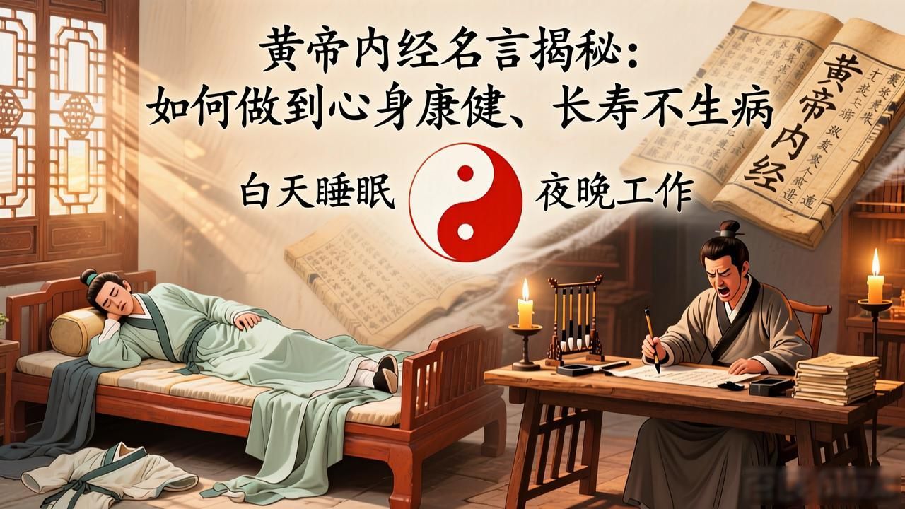 黄帝内经名言揭秘:如何做到心身康健、长寿不生病