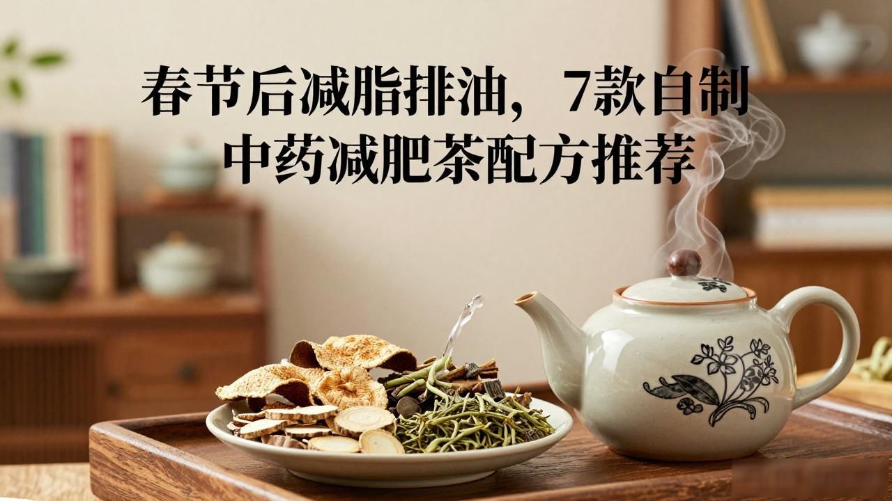 春节后减脂排油，7款自制中药减肥茶配方推荐