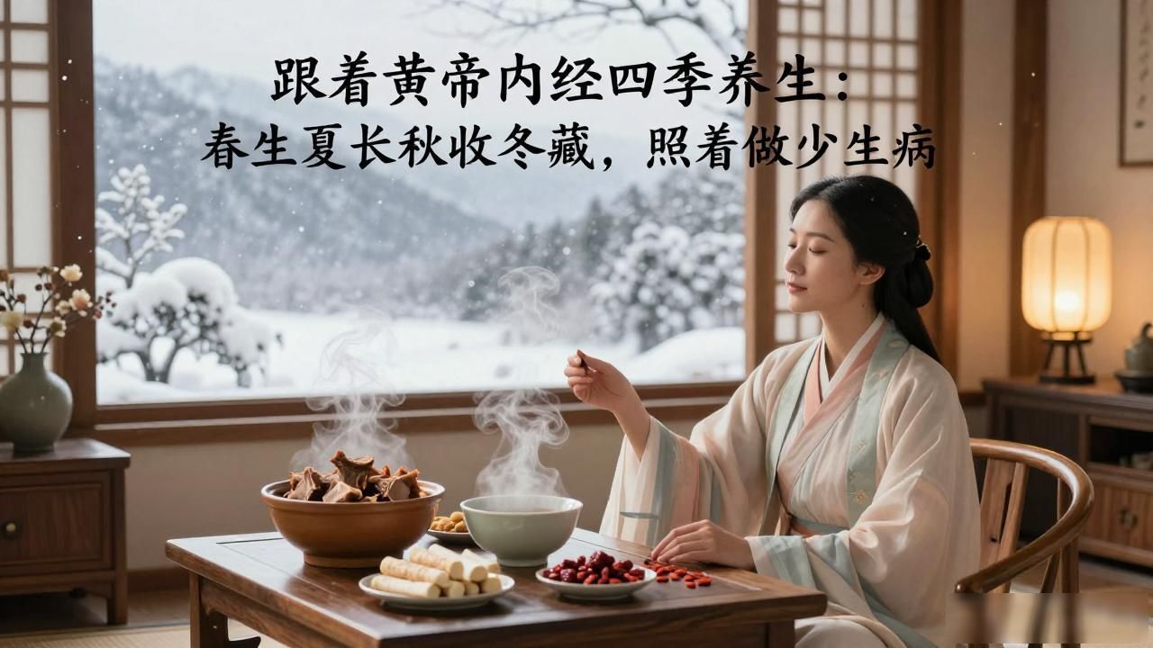 跟着黄帝内经四季养生：春生夏长秋收冬藏，照着做少生病
