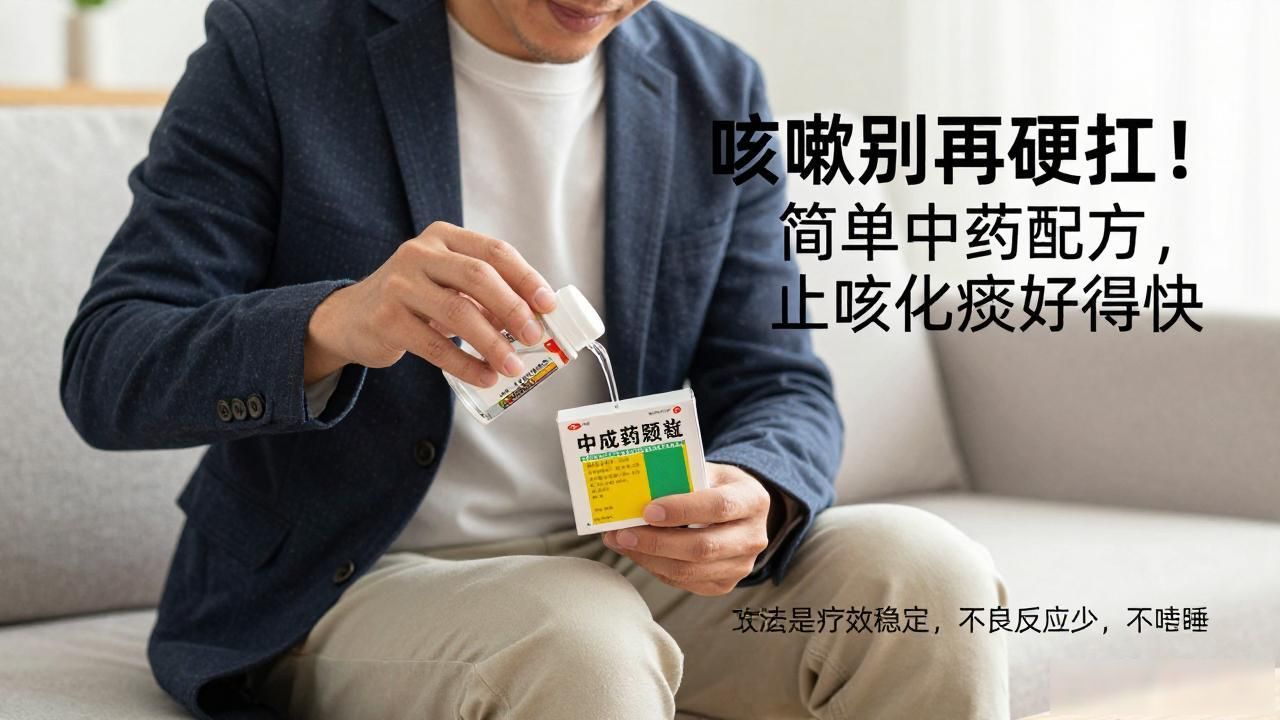 咳嗽别再硬扛!简单中药配方,止咳化痰好得快