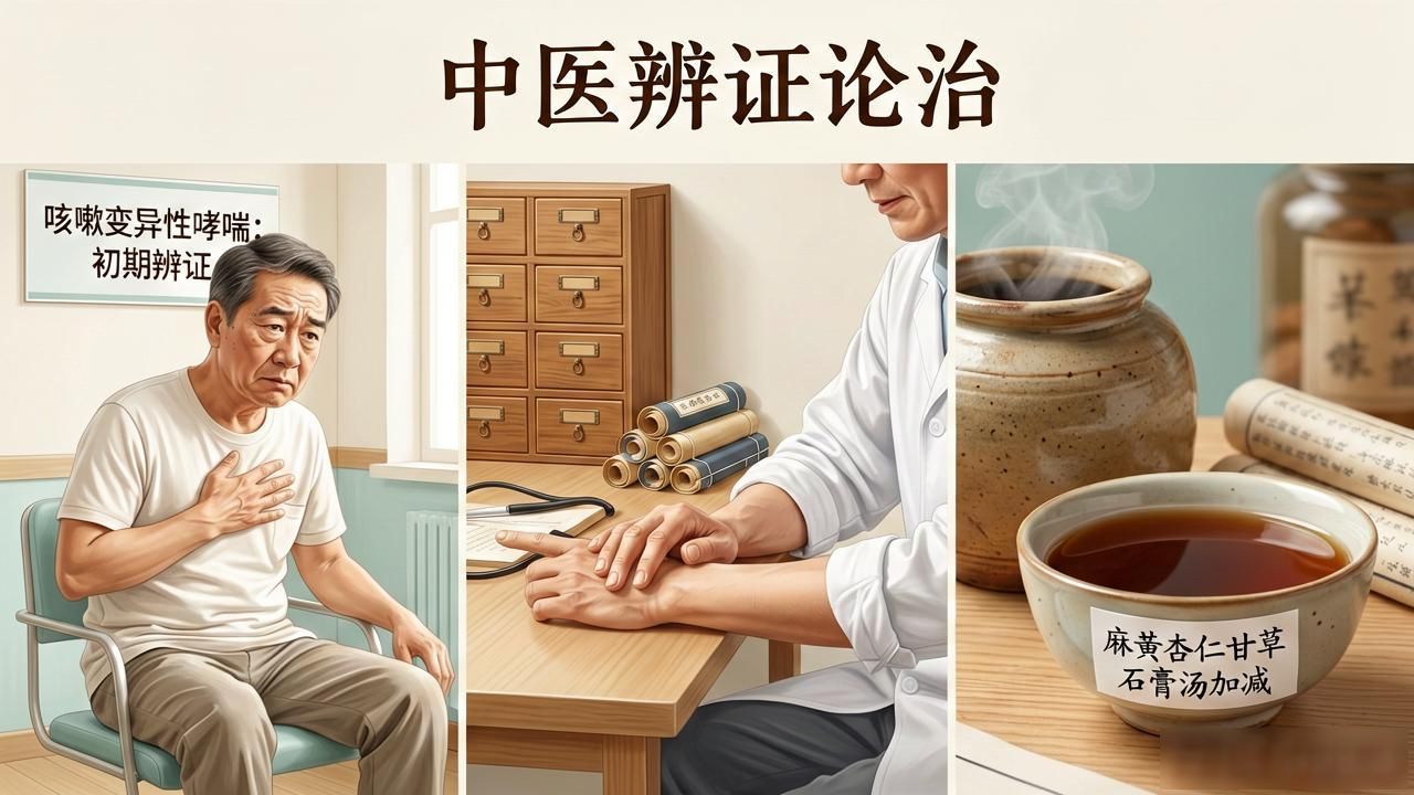 别把咳嗽变异性哮喘当感冒,试试这味简单中药