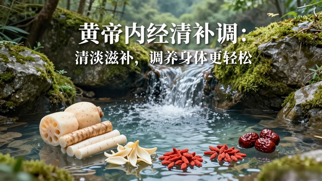 黄帝内经清补调:清淡滋补,调养身体更轻松