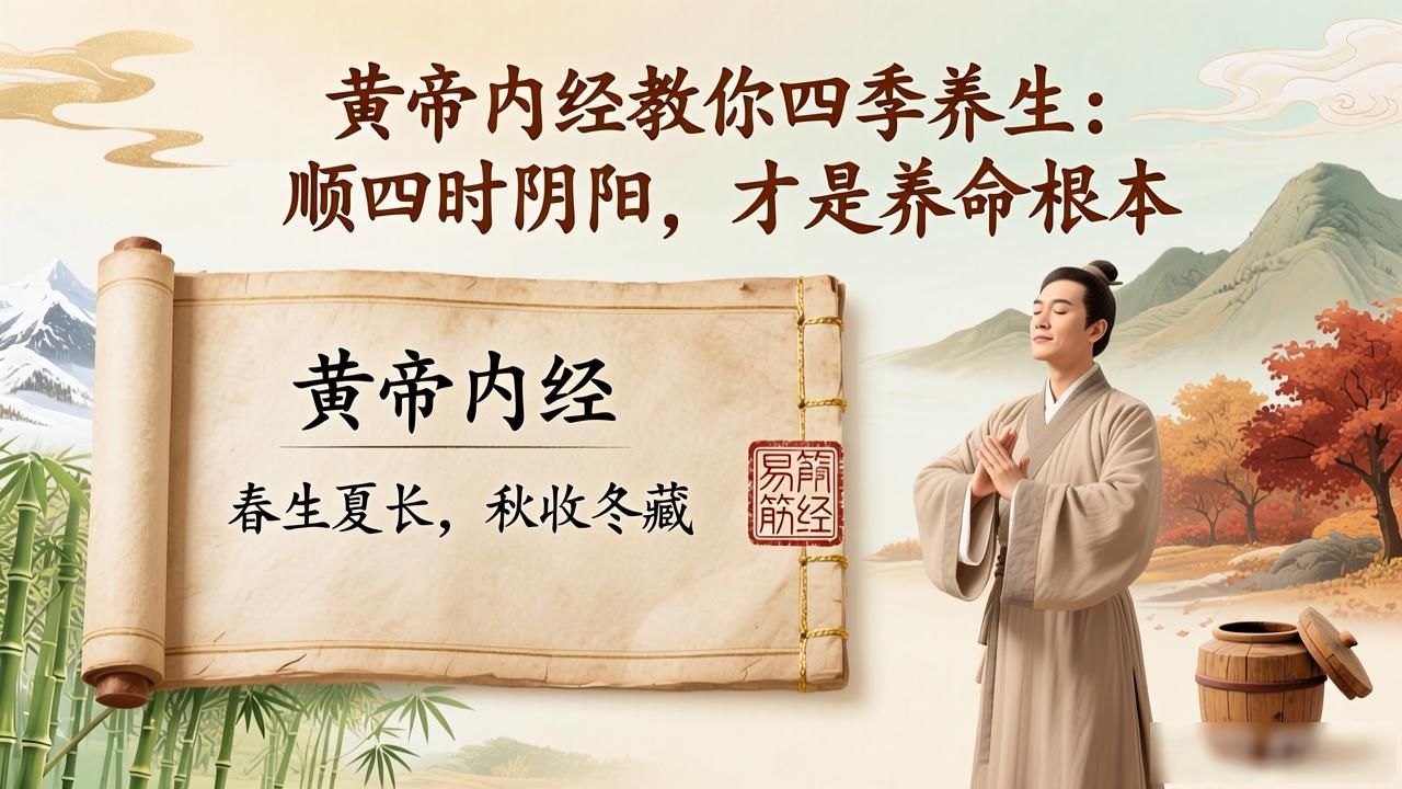 黄帝内经教你四季养生:顺四时阴阳,才是养命根本