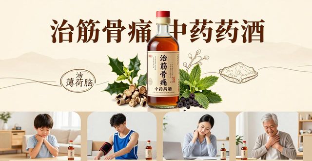 治筋骨痛的中药药酒配方,自己泡一泡