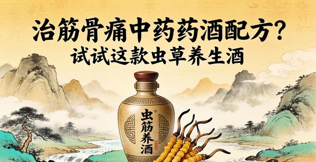 治筋骨痛中药药酒配方？试试这款虫草养生酒