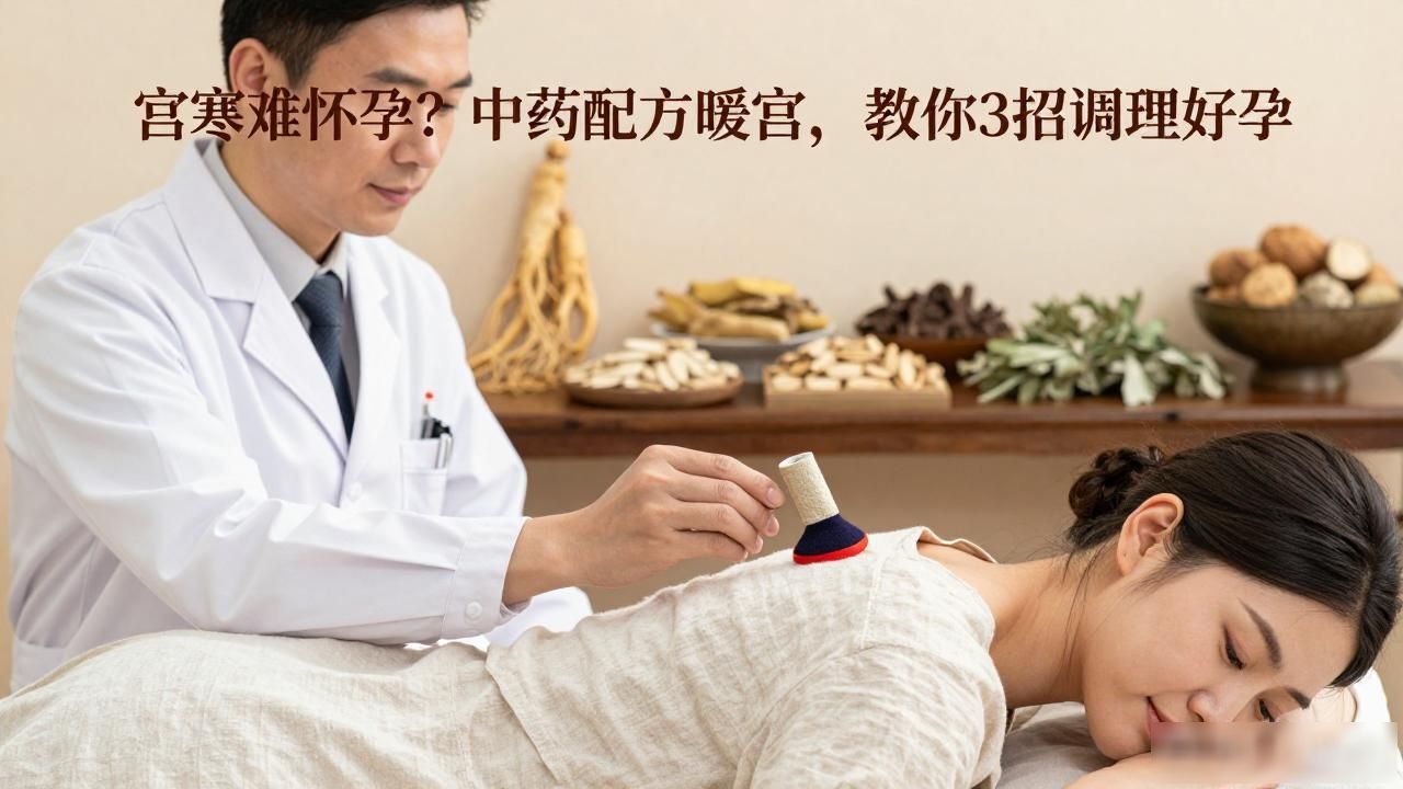 宫寒难怀孕?中药配方暖宫,教你3招调理好孕