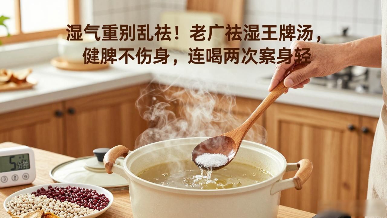 湿气重别乱祛！老广祛湿王牌汤，健脾不伤身，连喝两次浑身轻