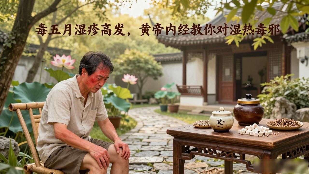 毒五月湿疹高发,黄帝内经教你应对湿热毒邪