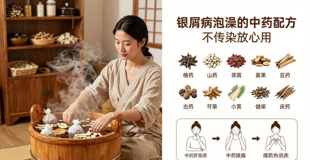 银屑病泡澡的中药配方 不传染放心用