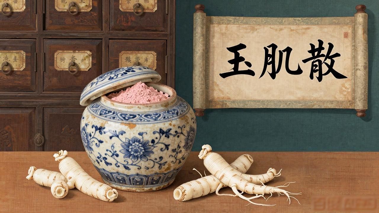 慈禧同款玉肌散配方:中药祛斑面膜偏方,祛痘淡斑养颜