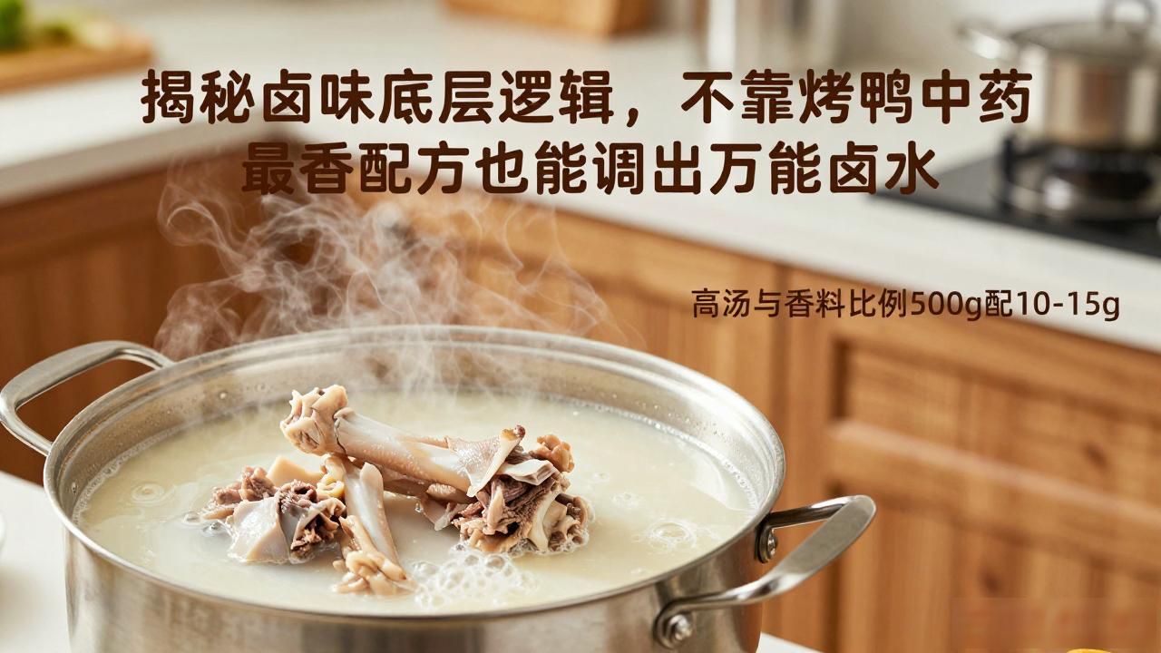 揭秘卤味底层逻辑,不靠烤鸭中药最香配方也能调出万能卤水