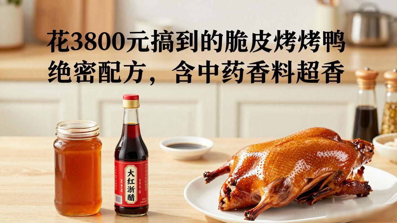 花3800元搞到的脆皮烤鸭绝密配方,含中药香料超香