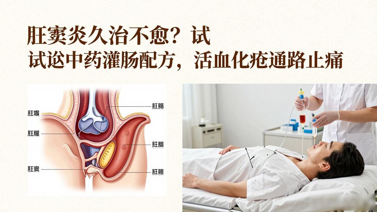 肛窦炎久治不愈?试试中药灌肠配方大全,活血化瘀通络止痛