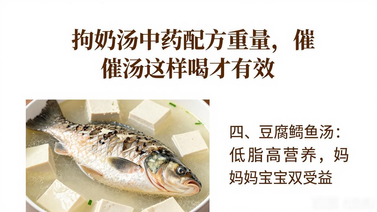 拘奶汤中药配方重量,催乳汤这样喝才有效
