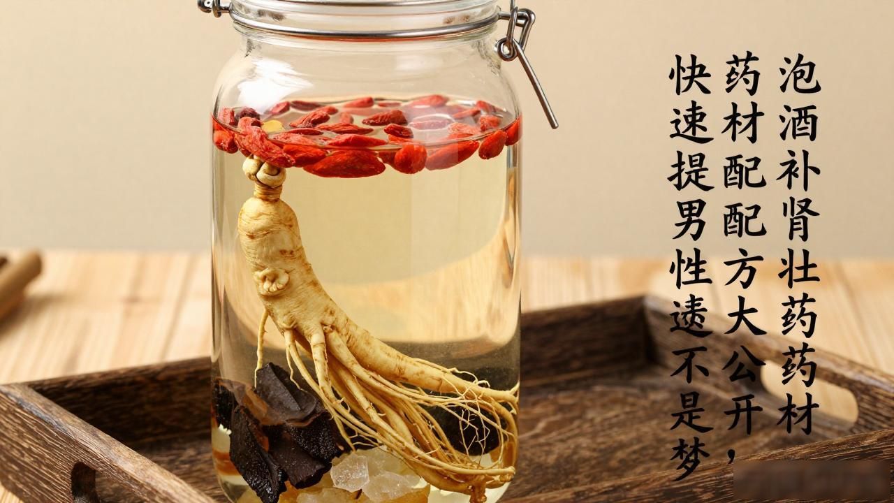 泡酒补肾壮阳药材配方大公开,快速提升男性活力不是梦