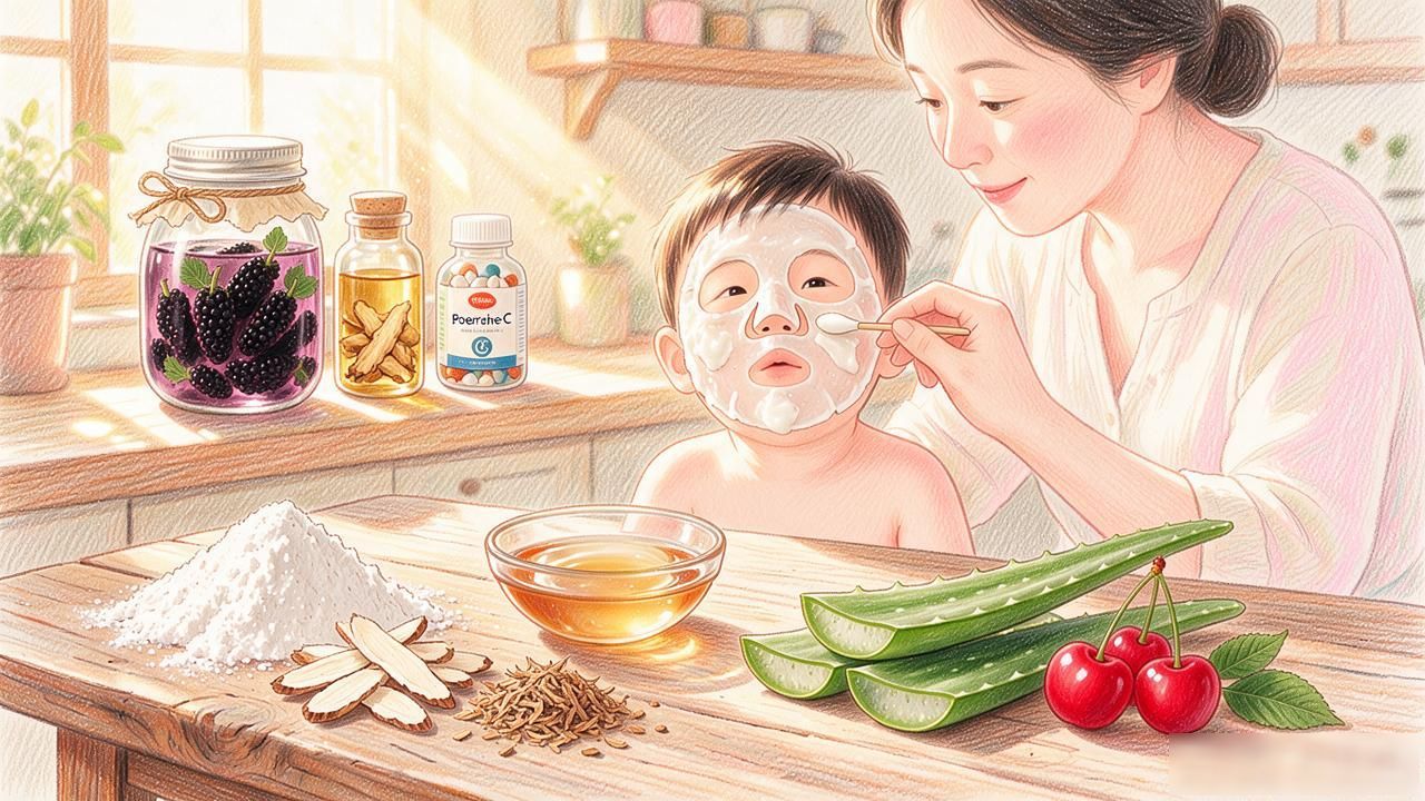 自己在家做祛斑中药面膜,安全省钱又有效