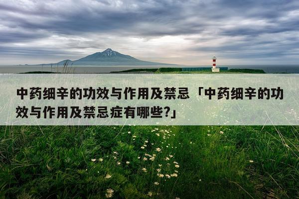 中药细辛的功效与作用及禁忌「中药细辛的功效与作用及禁忌症有哪些?」