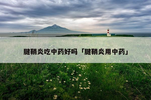 腱鞘炎吃中药好吗「腱鞘炎用中药」