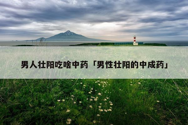 男人壮阳吃啥中药「男性壮阳的中成药」