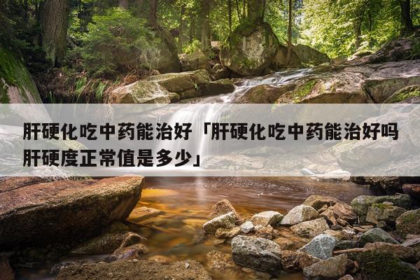 肝硬化吃中药能治好「肝硬化吃中药能治好吗肝硬度正常值是多少」
