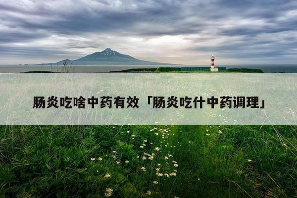 肠炎吃啥中药有效「肠炎吃什中药调理」