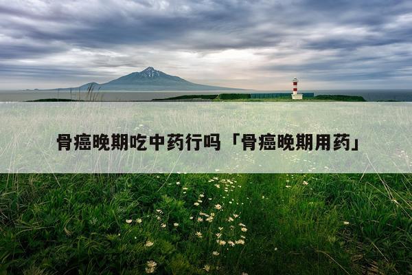 骨癌晚期吃中药行吗「骨癌晚期用药」