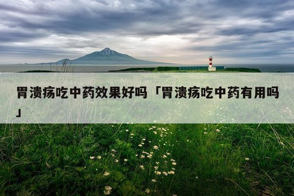 胃溃疡吃中药效果好吗「胃溃疡吃中药有用吗」