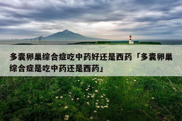 多囊卵巢综合症吃中药好还是西药「多囊卵巢综合症是吃中药还是西药」