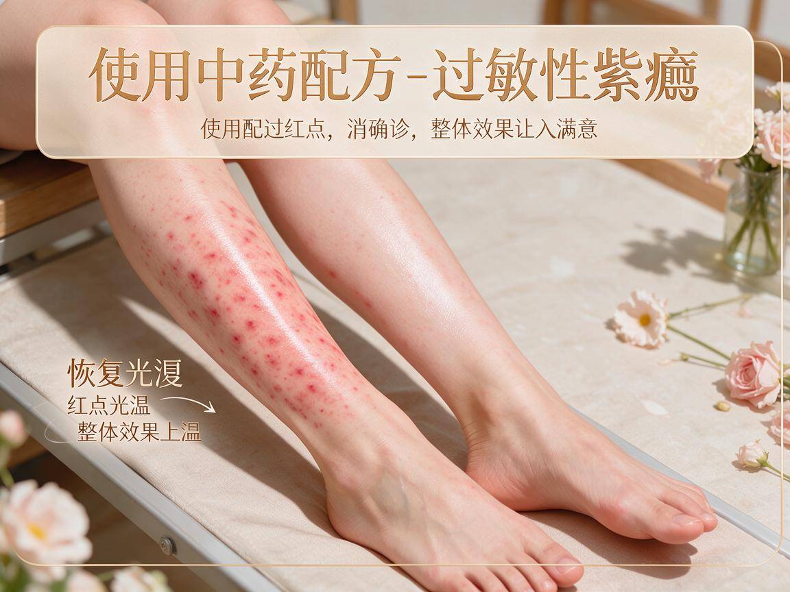 孩子腿上起红点?过敏性紫癜中药配方真有效吗