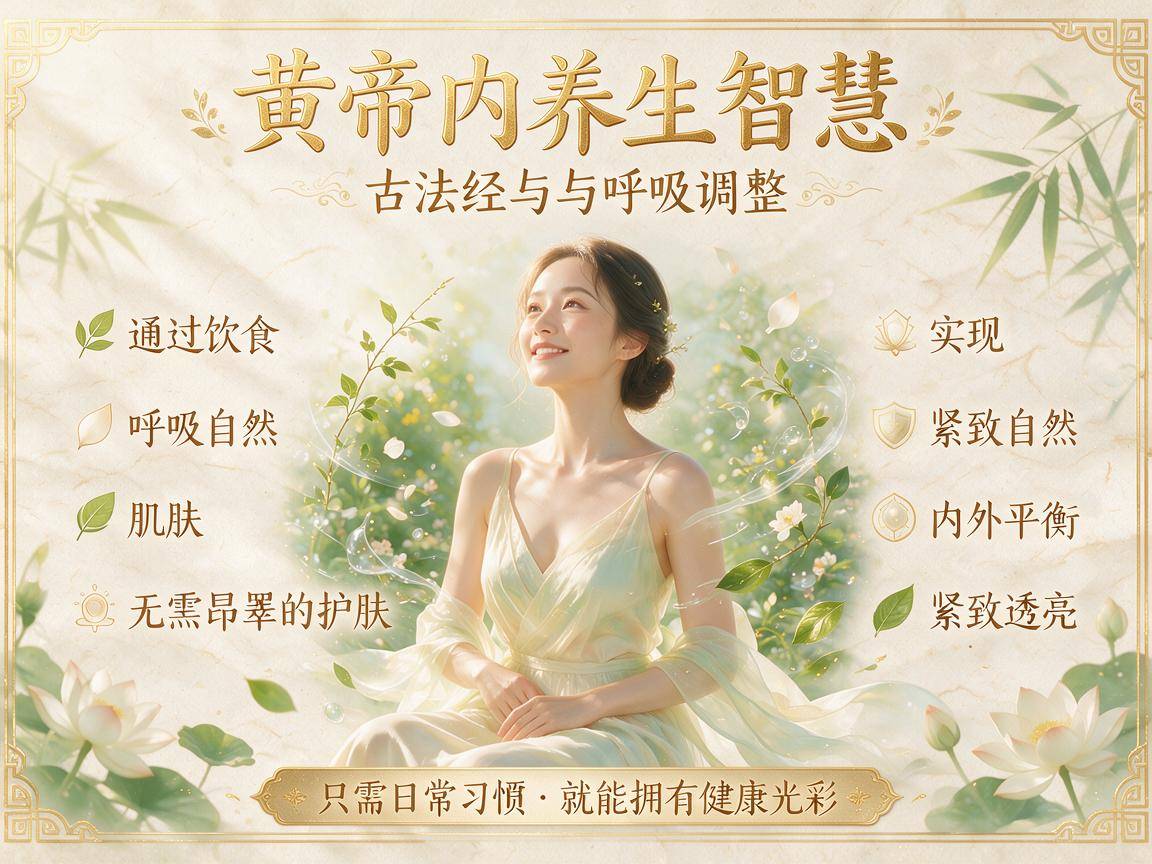 黄帝内经揭秘:补气血胜过大牌护肤品,素颜也能紧致透亮