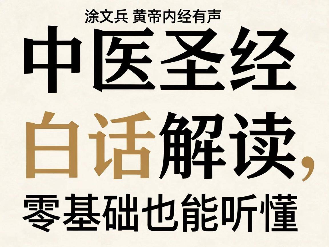 徐文兵黄帝内经有声:中医圣经白话解读,零基础也能听懂