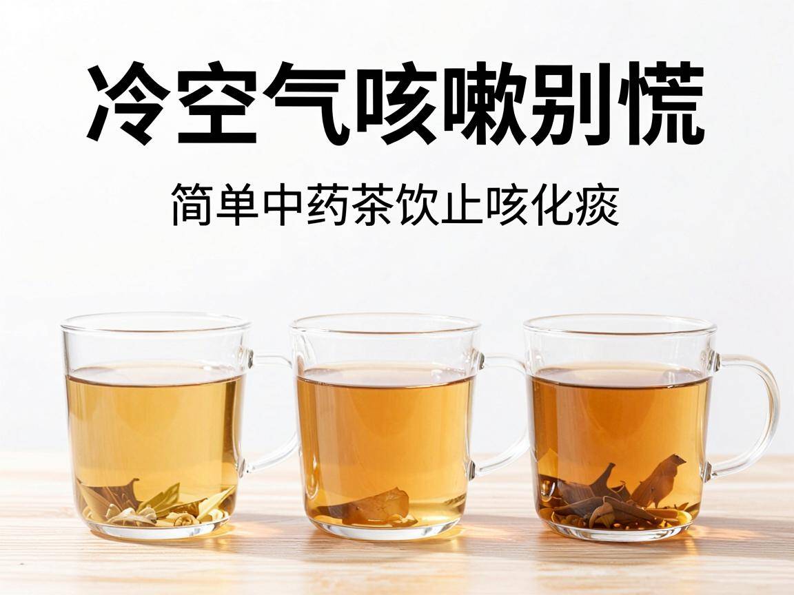 冷空气咳嗽别慌,三杯简单中药茶饮止咳化痰对症调